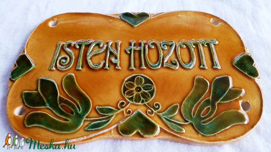 Isten hozott tábla -  - Meska.hu