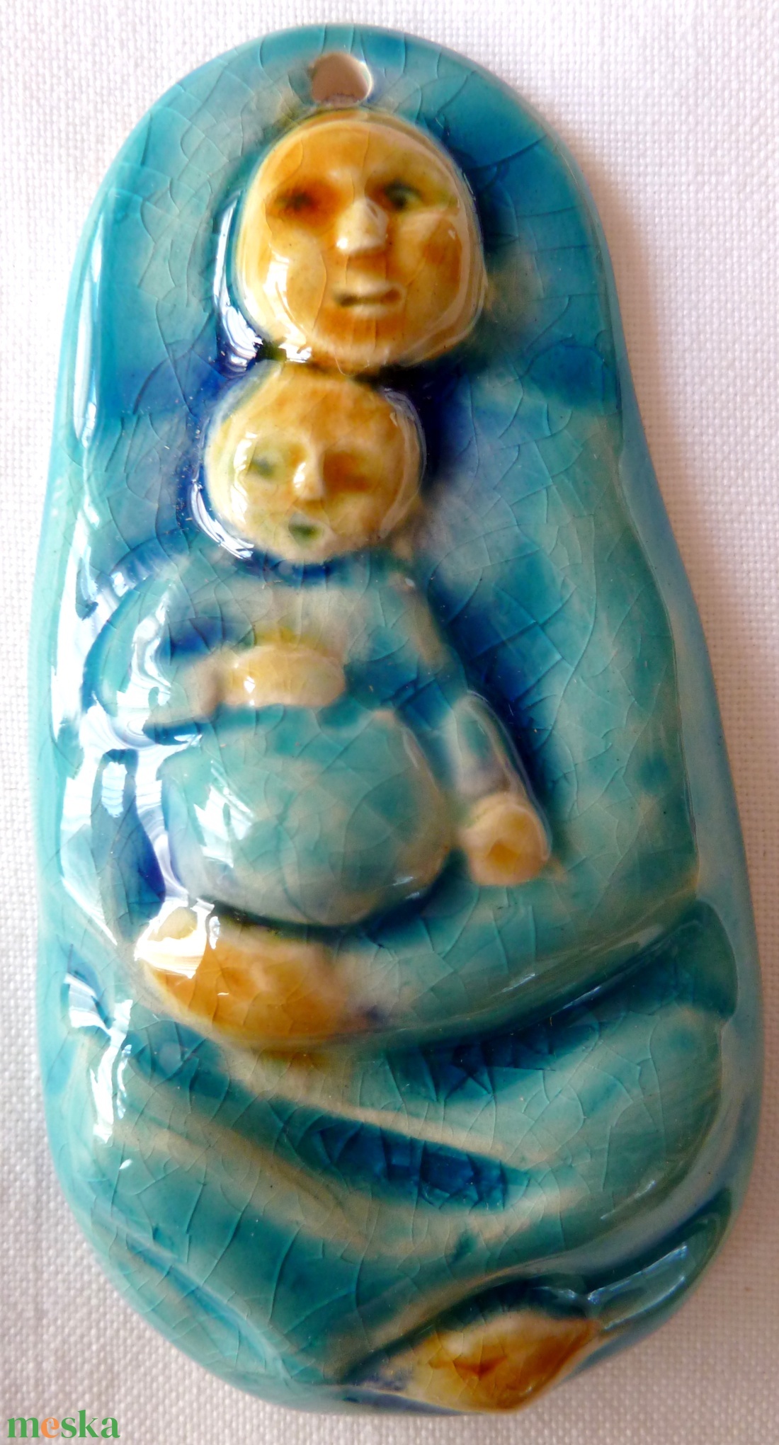  Türkiz Babba Mária, ősanya - művészet - Meska.hu