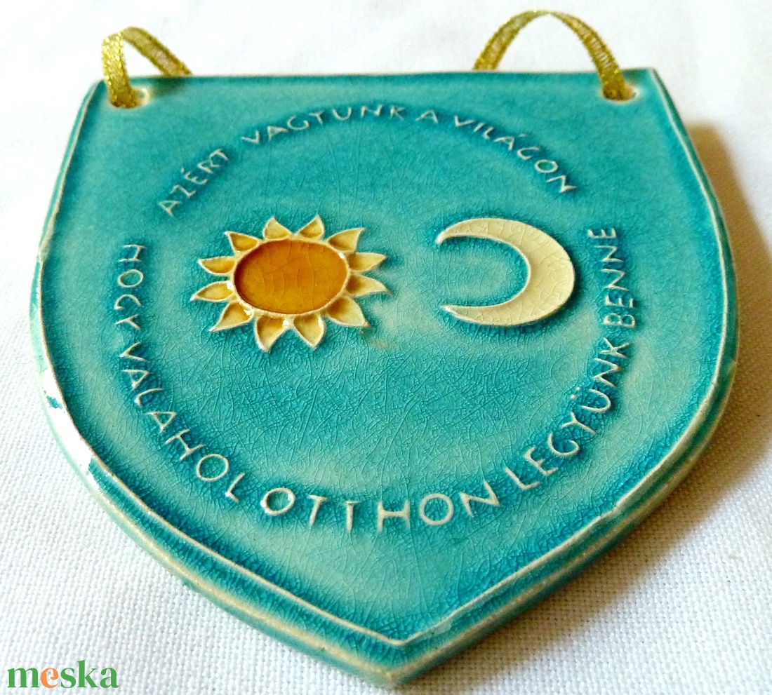 Székely címer plakett - Tamási Áron idézettel -  - Meska.hu