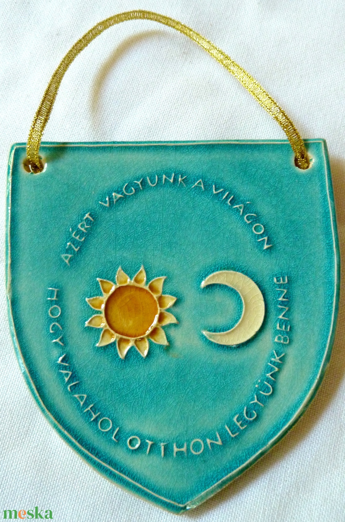 Székely címer plakett - Tamási Áron idézettel -  - Meska.hu