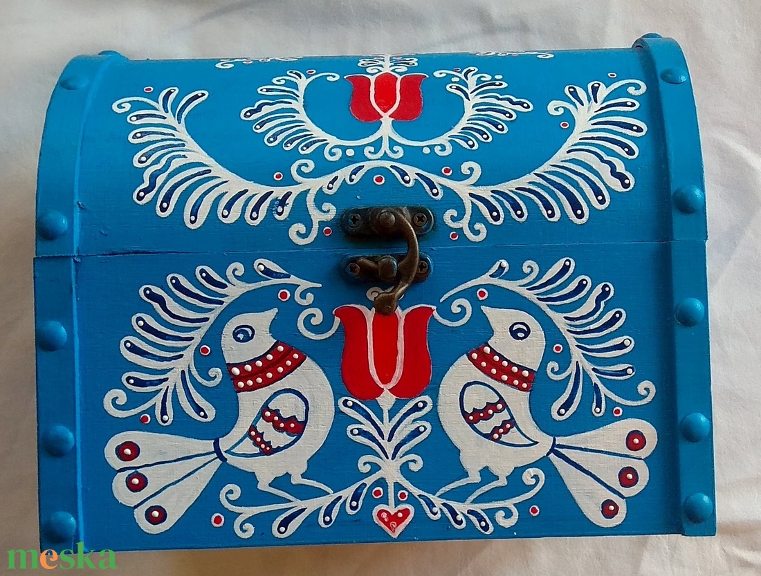 Székelyföldi tulipános láda - otthon & életmód - dekoráció - asztal és polc dekoráció - díszdoboz - Meska.hu Székelyföldi tulipános láda - otthon & életmód - dekoráció - asztal és polc dekoráció - díszdoboz - Meska.hu