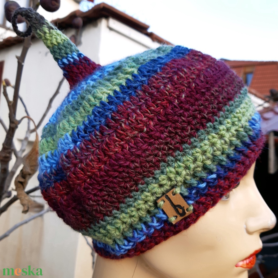 Manó (hagymácska) sapka  - ruha & divat - sál, sapka, kendő - sapka - Meska.hu