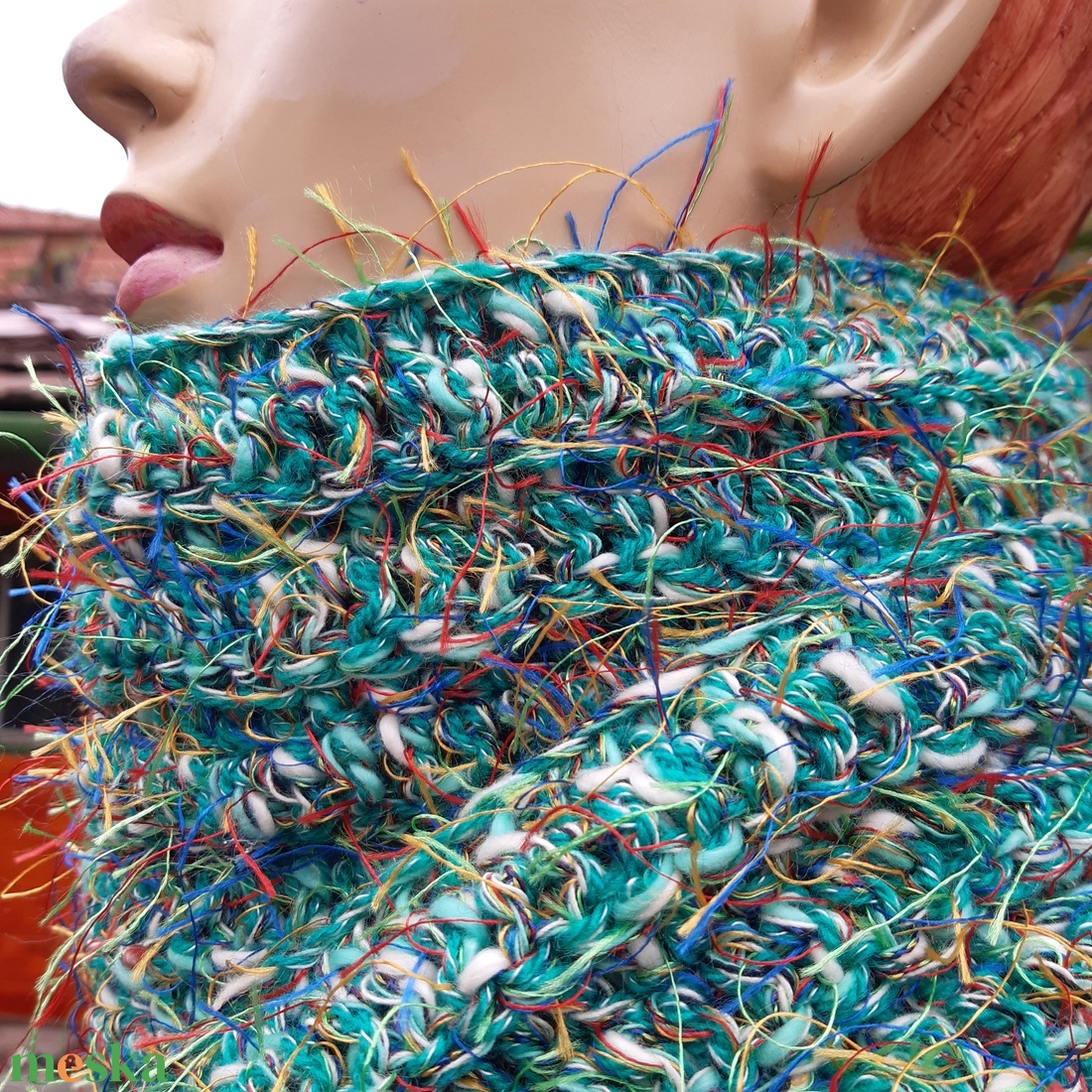 Karácsony, női, férfi sál, hosszú - ruha & divat - sál, sapka, kendő - sál - Meska.hu