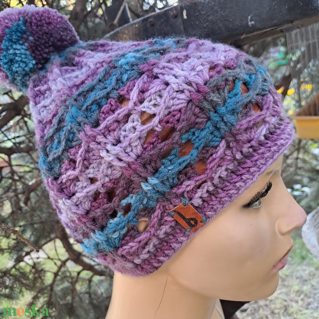 AKCIÓ! Női sapka, sál, horgolt, kötött: Giorgia  - ruha & divat - sál, sapka, kendő - sapka & sál szett - Meska.hu