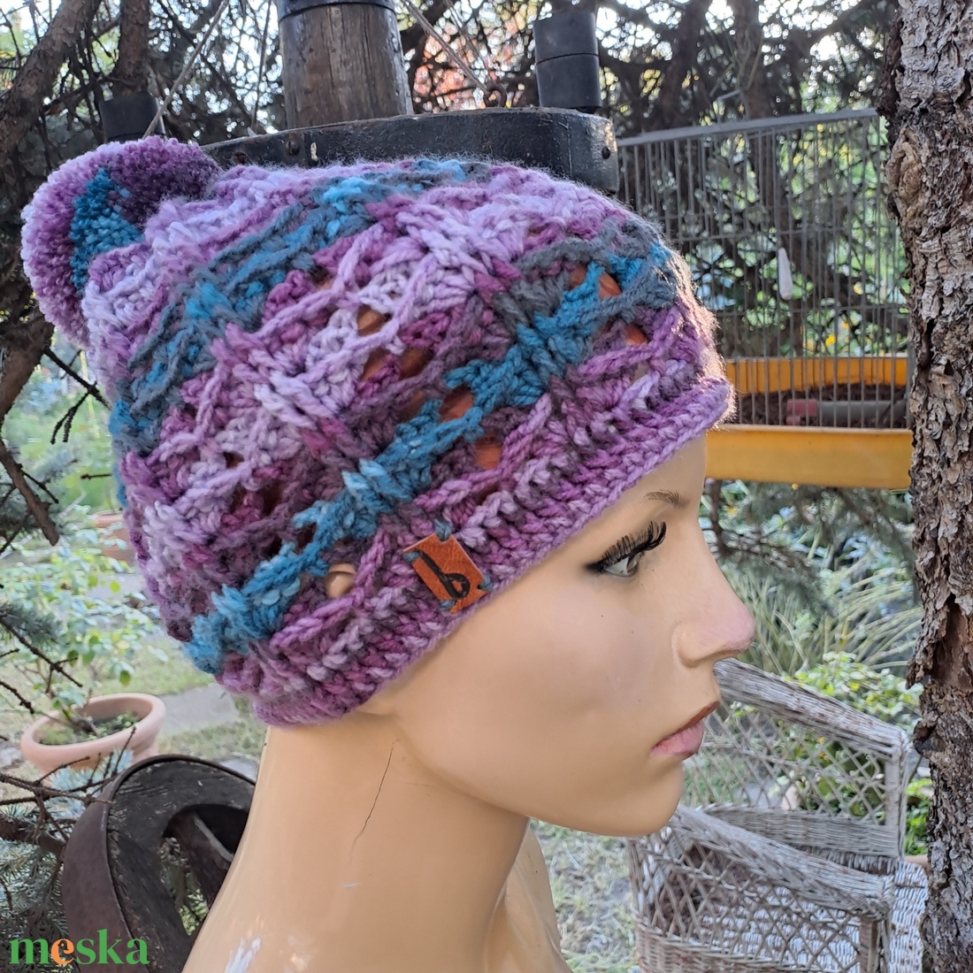 AKCIÓ! Női sapka, sál, horgolt, kötött: Giorgia  - ruha & divat - sál, sapka, kendő - sapka & sál szett - Meska.hu