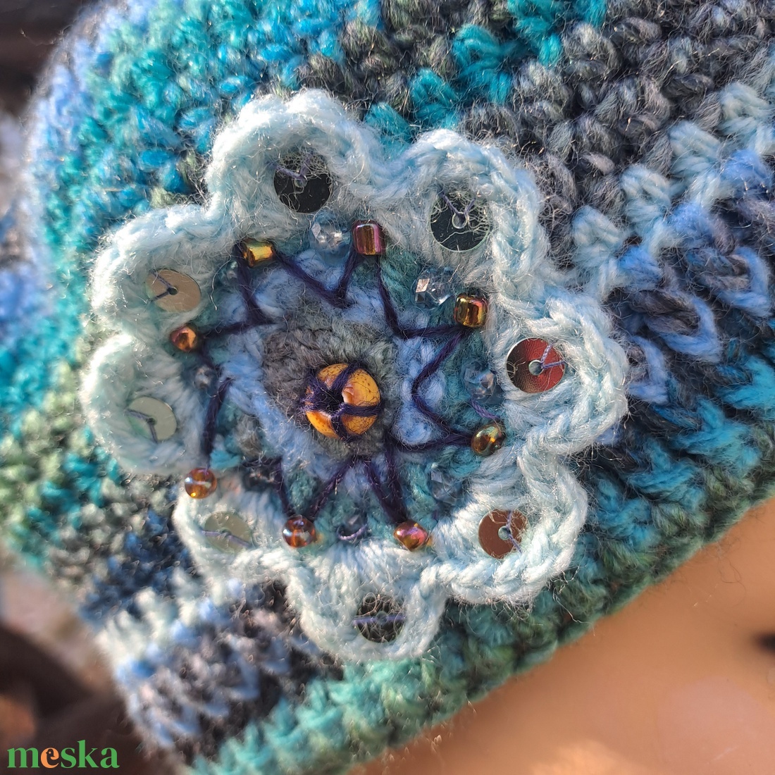 Horgolt sapka: IZMIR Kiárusítás! - ruha & divat - sál, sapka, kendő - sapka & sál szett - Meska.hu