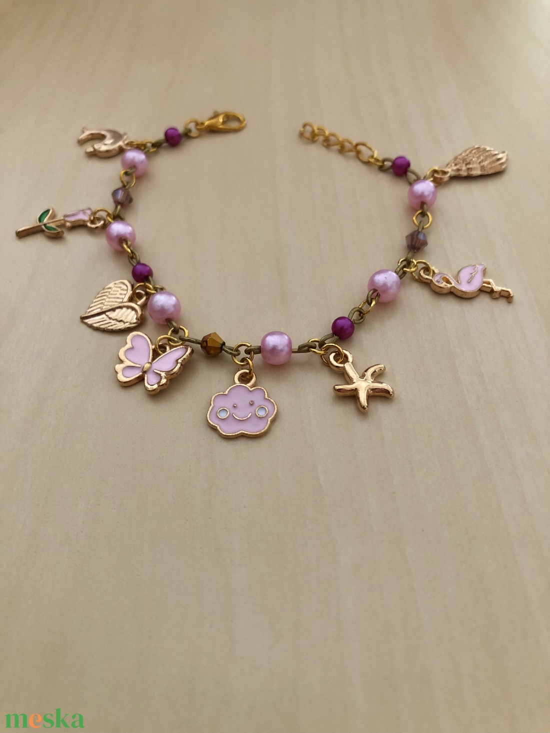 Charmie 001 - ékszer - karkötő - charm karkötő - Meska.hu