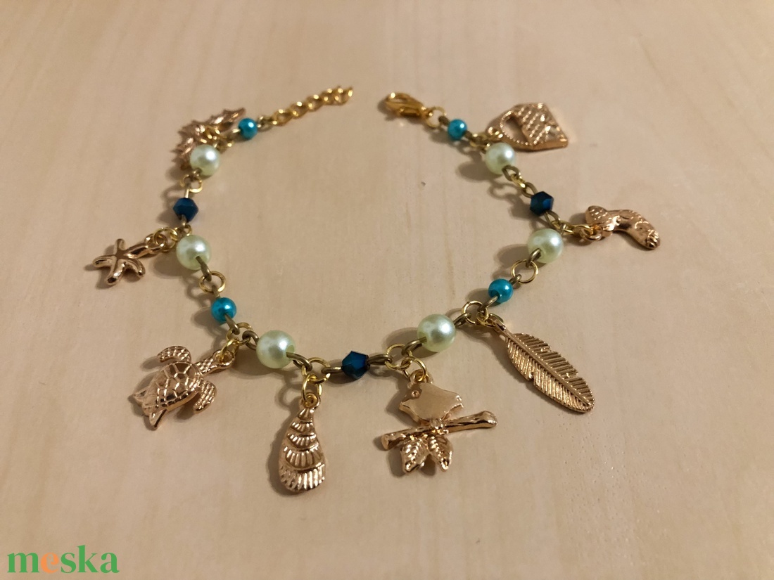 Charmie 003 - ékszer - karkötő - charm karkötő - Meska.hu