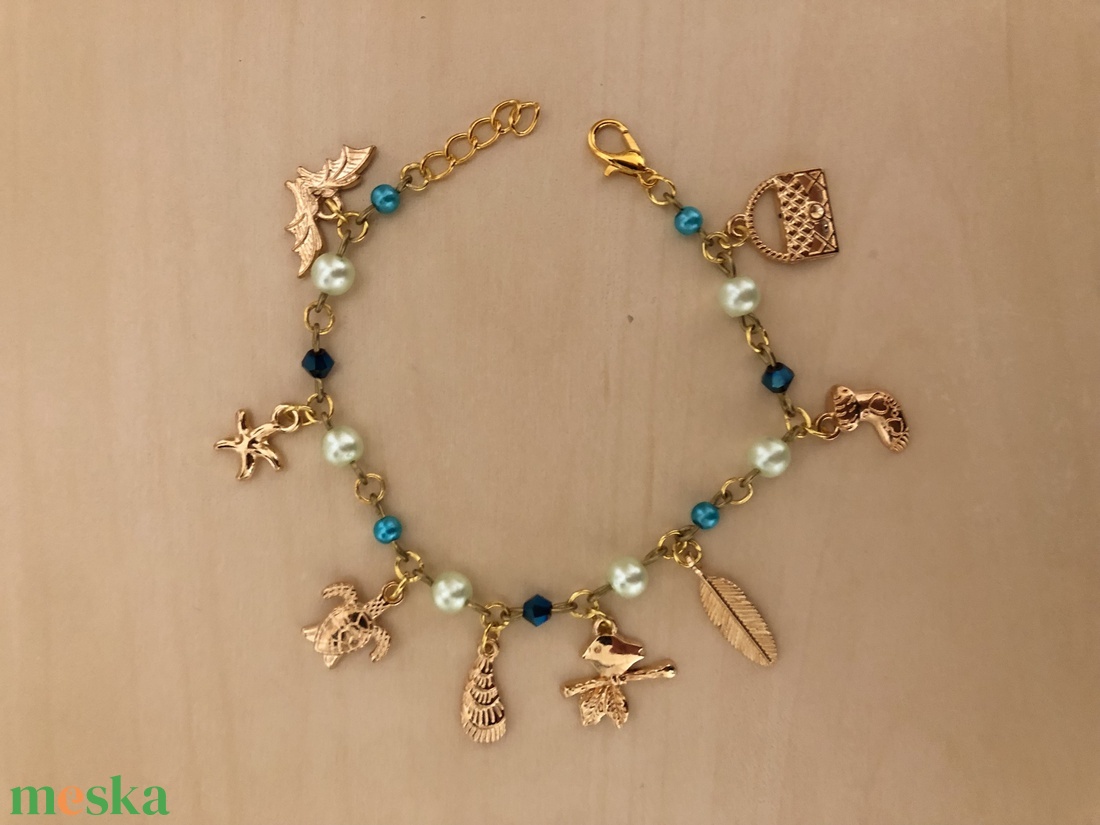 Charmie 003 - ékszer - karkötő - charm karkötő - Meska.hu