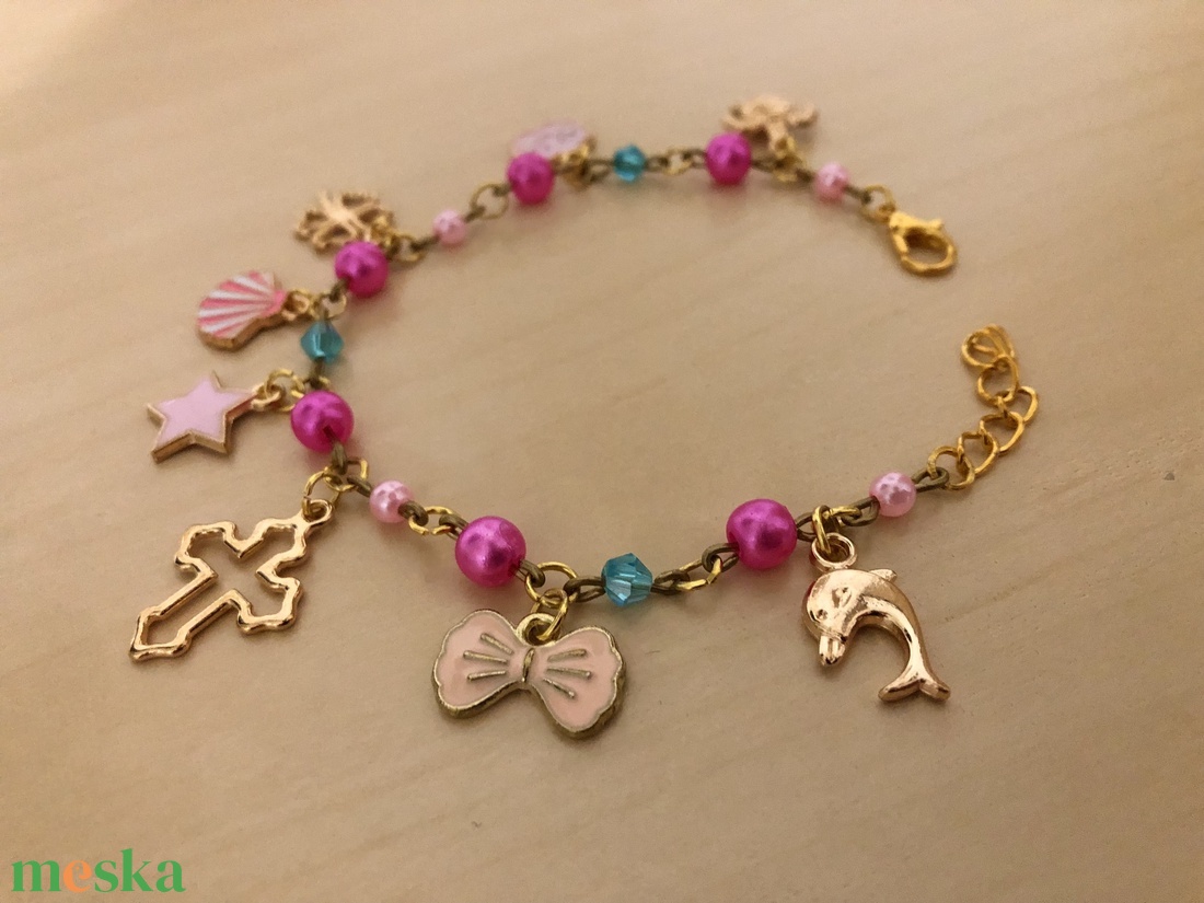 Charmie 004 - ékszer - karkötő - charm karkötő - Meska.hu