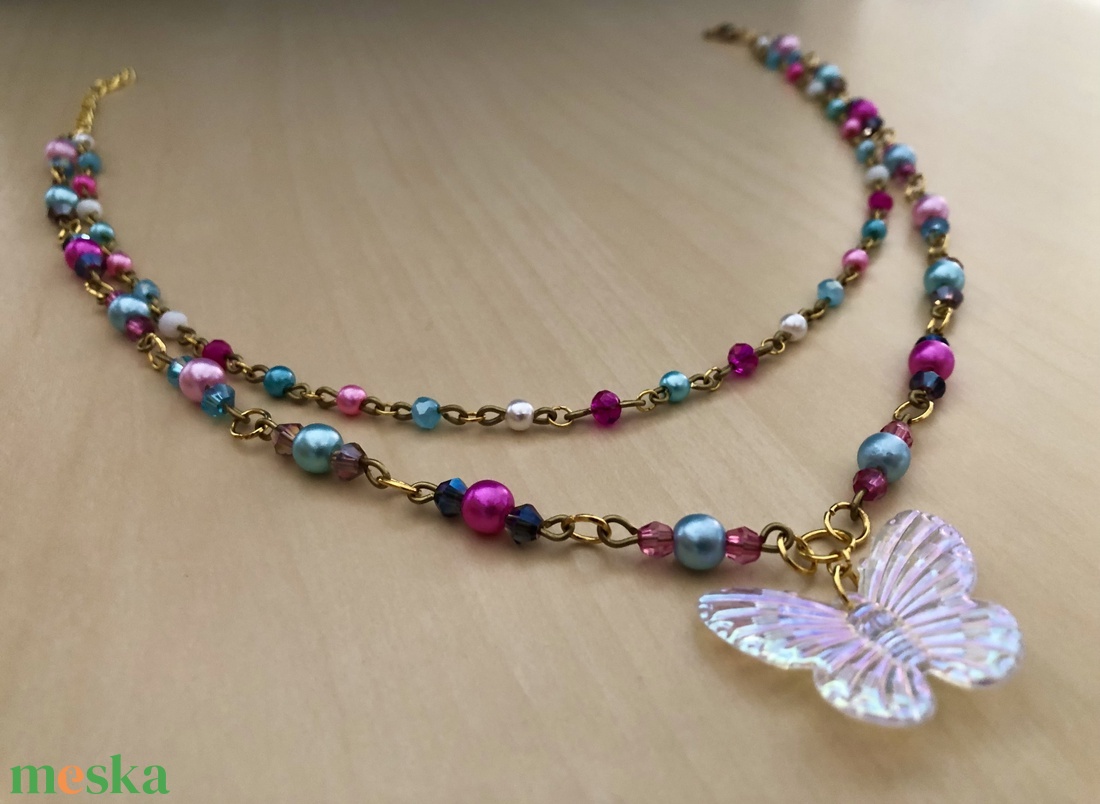 Fairytale G01 - ékszer - nyaklánc - gyöngyös nyaklánc - Meska.hu