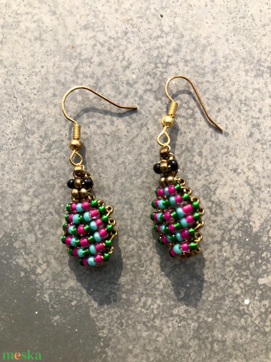 Turtle G01 - ékszer - fülbevaló - lógó fülbevaló - Meska.hu