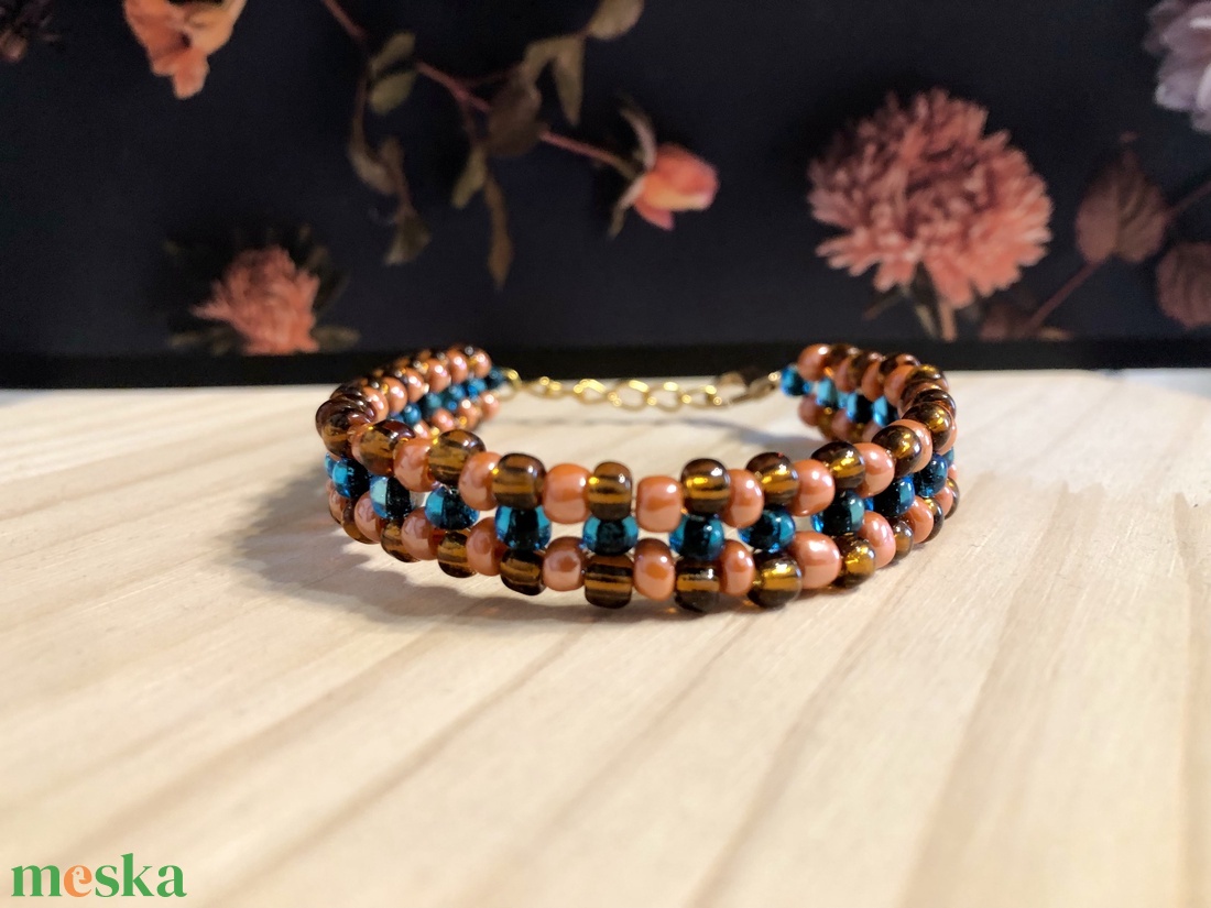 CandyCane 002 - ékszer - karkötő - gyöngyös karkötő - Meska.hu