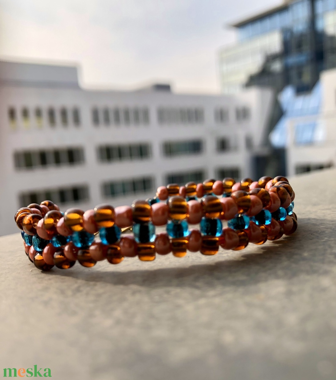 CandyCane 002 - ékszer - karkötő - gyöngyös karkötő - Meska.hu