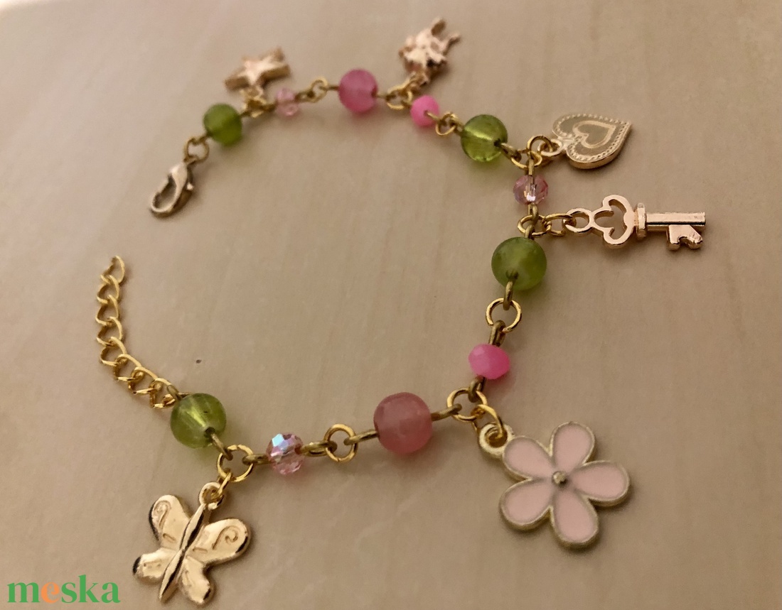Charmie 005 - ékszer - karkötő - charm karkötő - Meska.hu