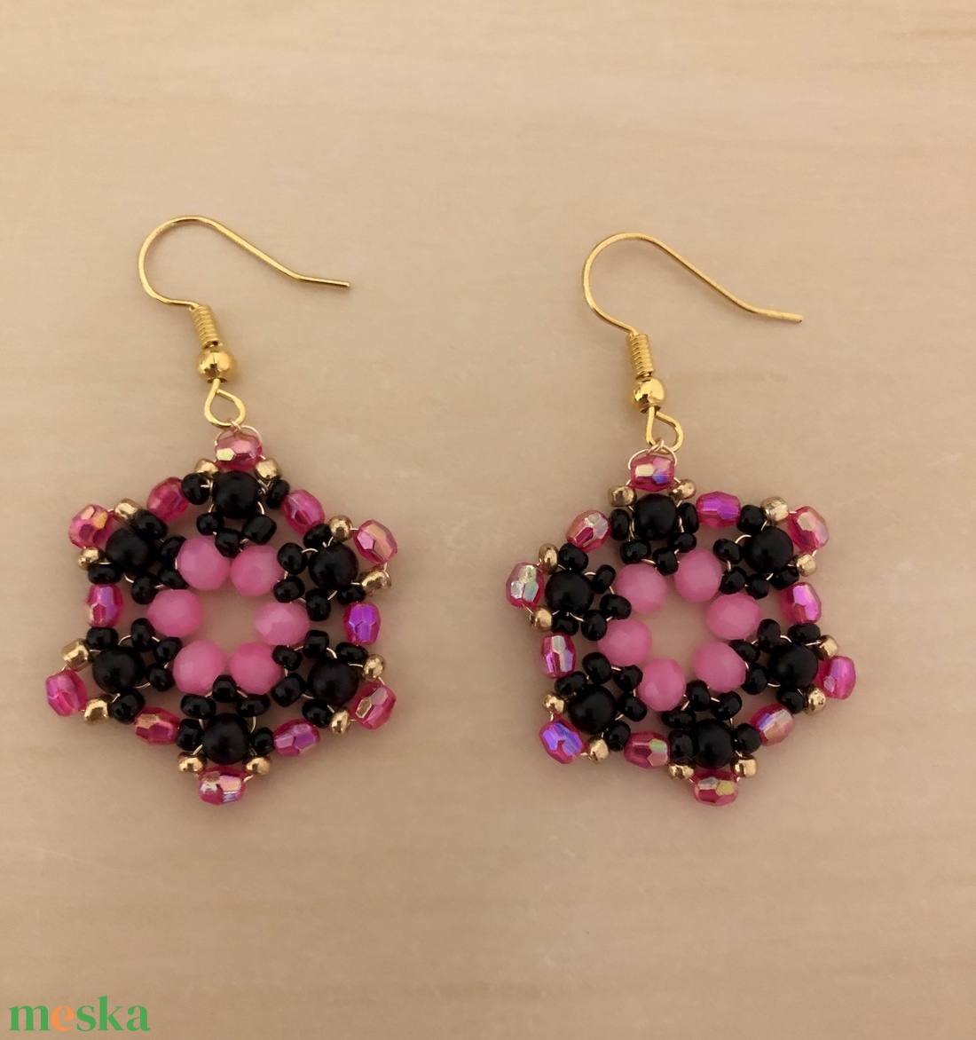 StarryNight 002 - ékszer - fülbevaló - lógó fülbevaló - Meska.hu