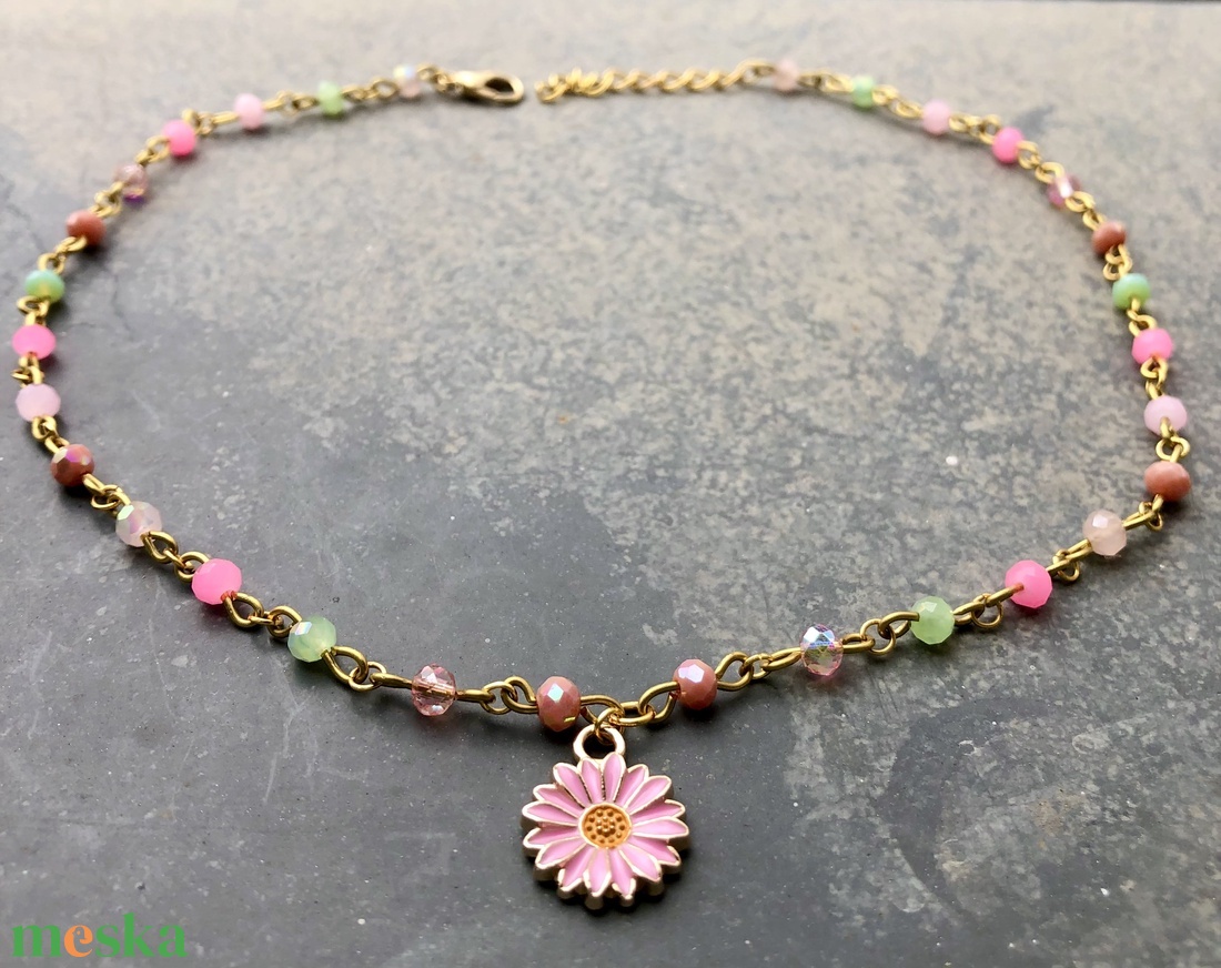 SpringFlower 001 - ékszer - nyaklánc - medálos nyaklánc - Meska.hu