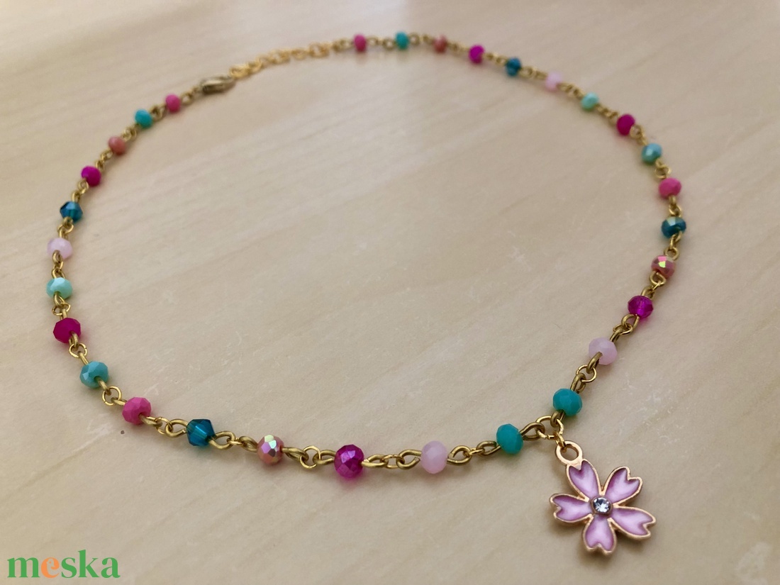 SpringFlower 002 - ékszer - nyaklánc - medálos nyaklánc - Meska.hu