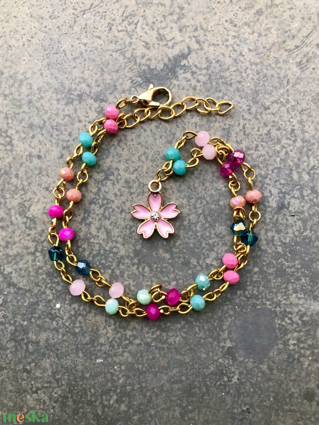 SpringFlower 002 - ékszer - nyaklánc - medálos nyaklánc - Meska.hu