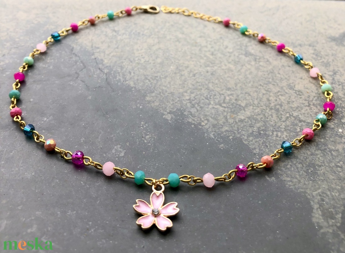 SpringFlower 002 - ékszer - nyaklánc - medálos nyaklánc - Meska.hu