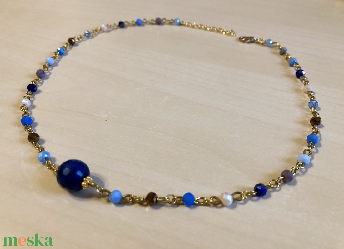 Lazurit G01 - ékszer - nyaklánc - medálos nyaklánc - Meska.hu