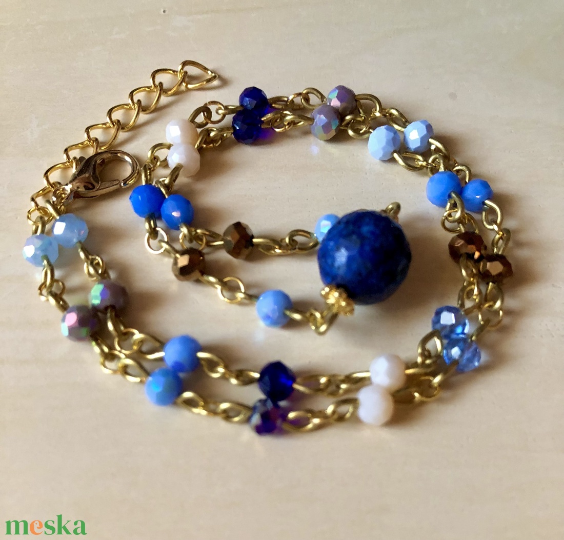 Lazurit G01 - ékszer - nyaklánc - medálos nyaklánc - Meska.hu