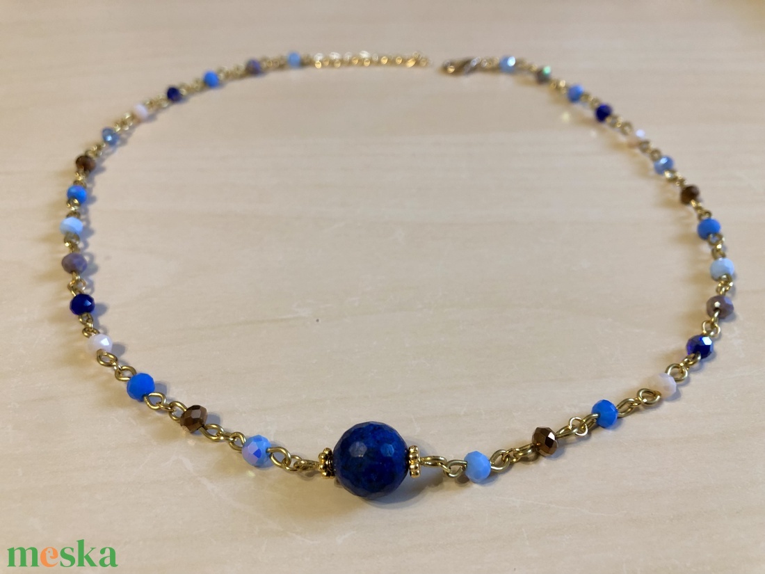 Lazurit G01 - ékszer - nyaklánc - medálos nyaklánc - Meska.hu