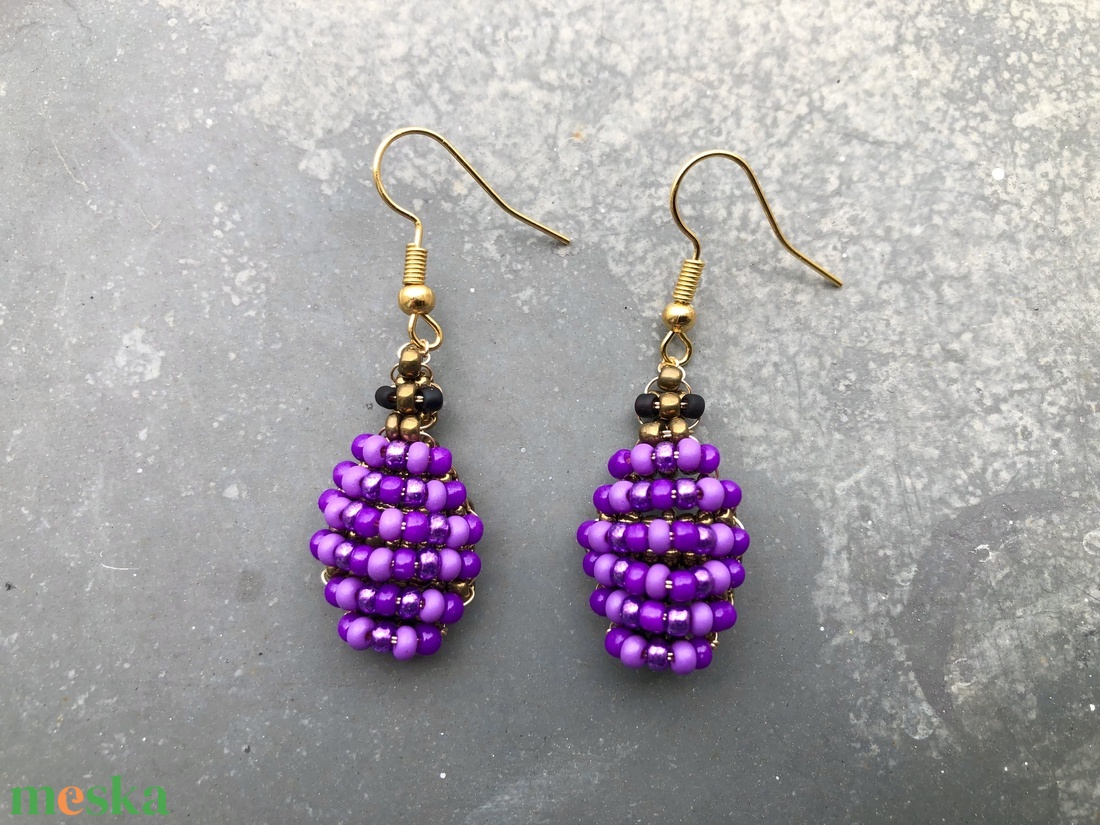 Turtle G02 - ékszer - fülbevaló - lógó fülbevaló - Meska.hu