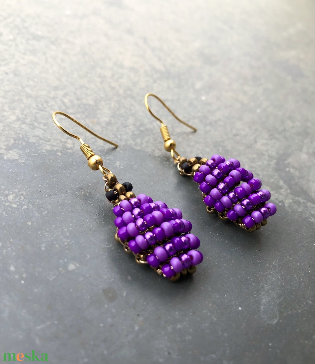 Turtle G02 - ékszer - fülbevaló - lógó fülbevaló - Meska.hu