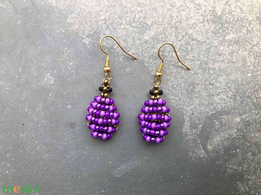 Turtle G02 - ékszer - fülbevaló - lógó fülbevaló - Meska.hu