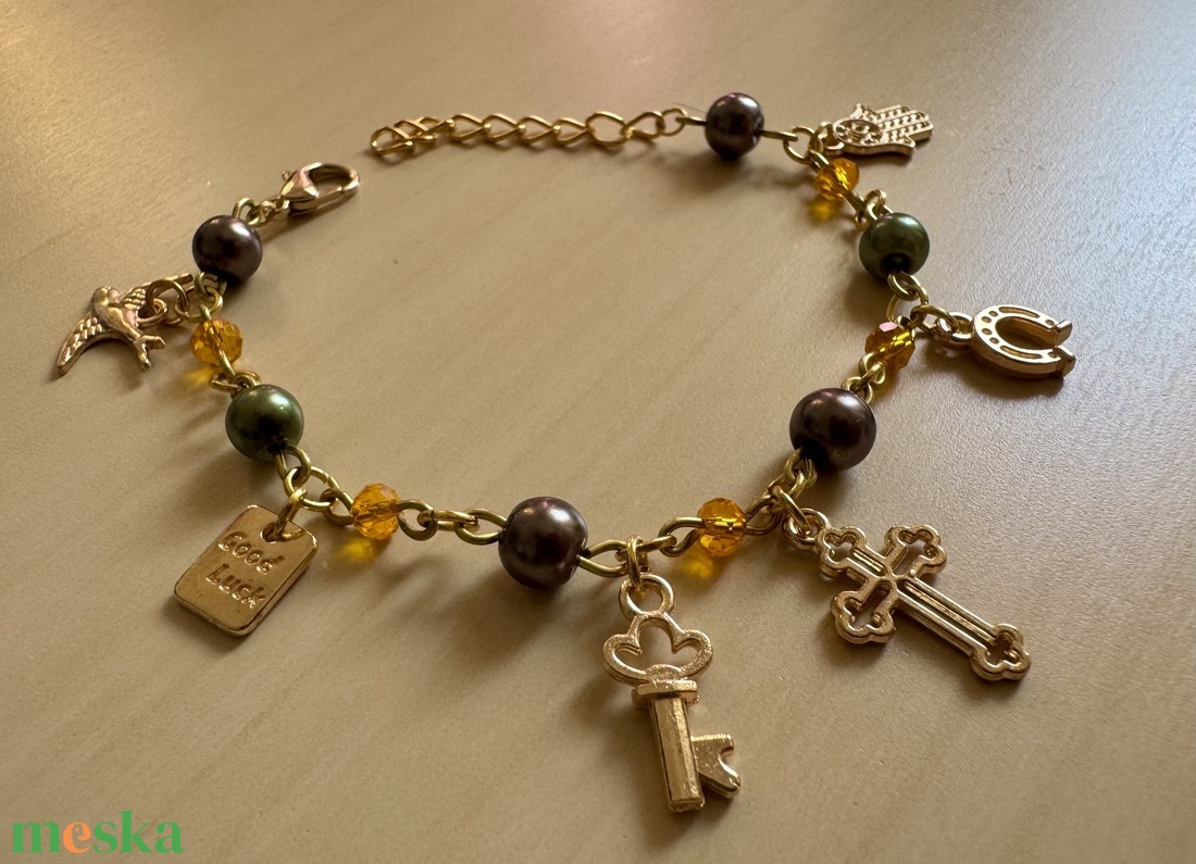 Charmie 009 - ékszer - karkötő - charm karkötő - Meska.hu