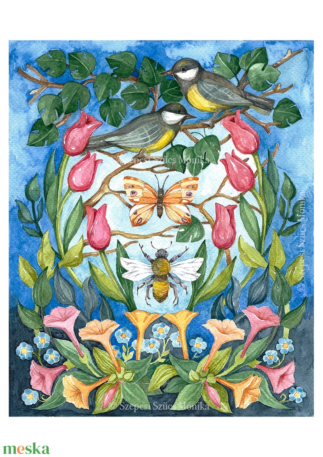 Nyári reggelen - Print (Akvarell) - otthon & életmód - dekoráció - kép & falikép - kép & falikép - Meska.hu Nyári reggelen - Print (Akvarell) - otthon & életmód - dekoráció - kép & falikép - kép & falikép - Meska.hu