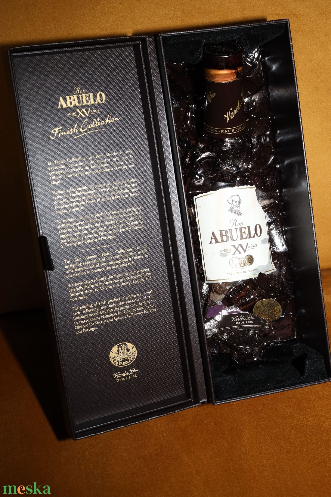 Törött Abuelo üveg díszbozban - karácsony - mikulás - mikulás ajándékok - Meska.hu