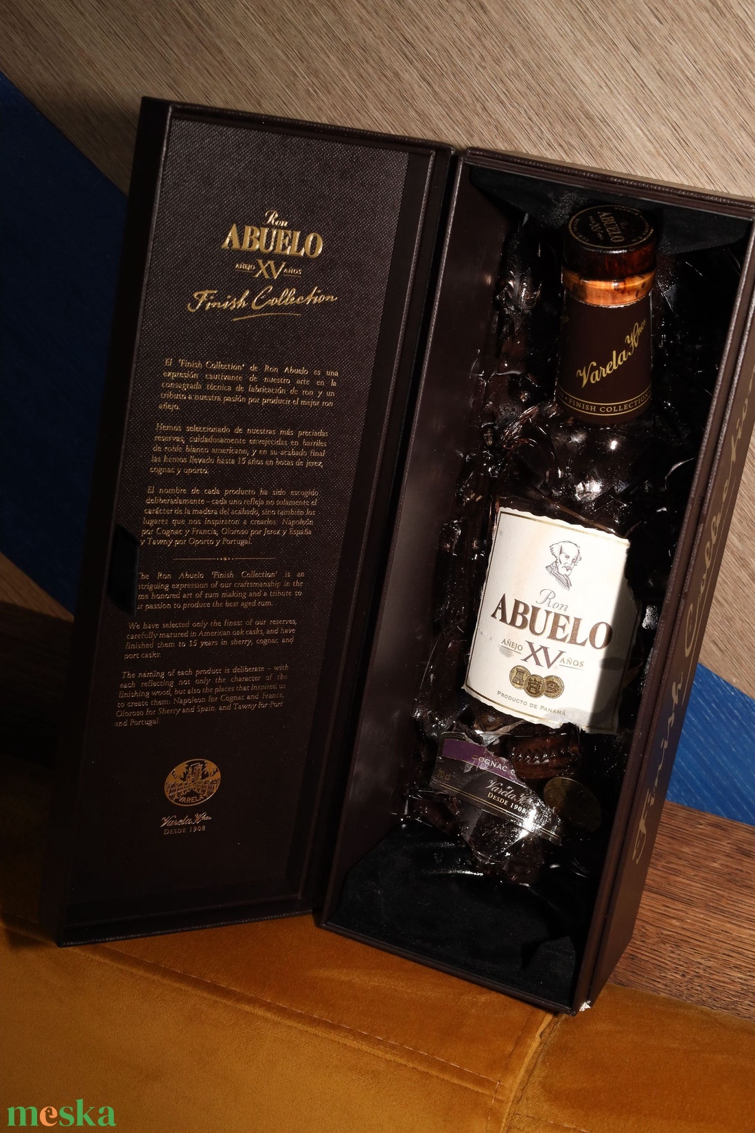 Törött Abuelo üveg díszbozban - karácsony - mikulás - mikulás ajándékok - Meska.hu