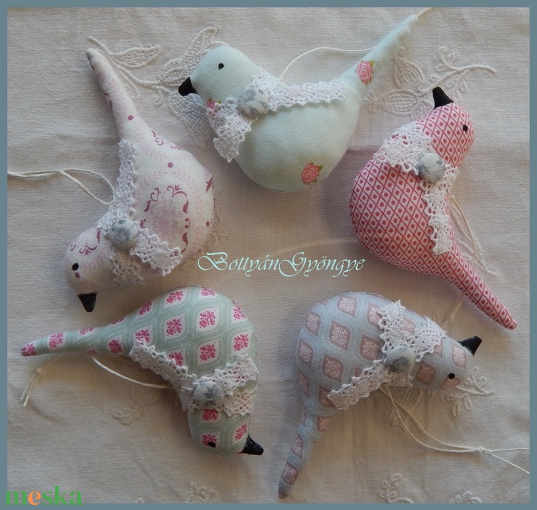 Shabby Chic madárkák - otthon & életmód - dekoráció - fali és függő dekoráció - falra akasztható dekor - Meska.hu Shabby Chic madárkák - otthon & életmód - dekoráció - fali és függő dekoráció - falra akasztható dekor - Meska.hu
