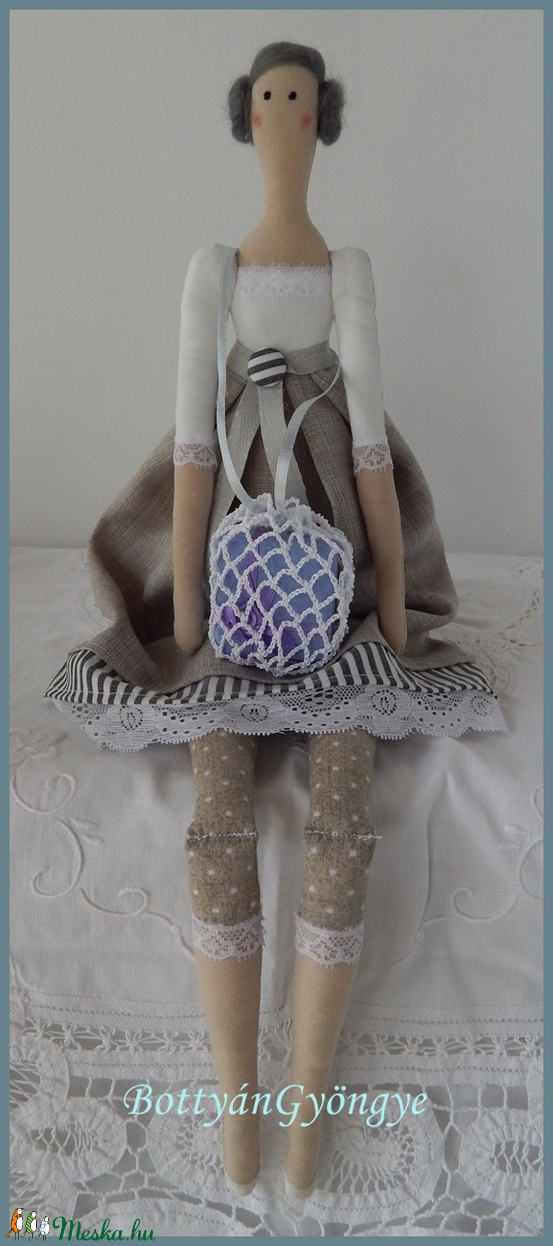 Tilda jellegű baba - Barbara -  - Meska.hu