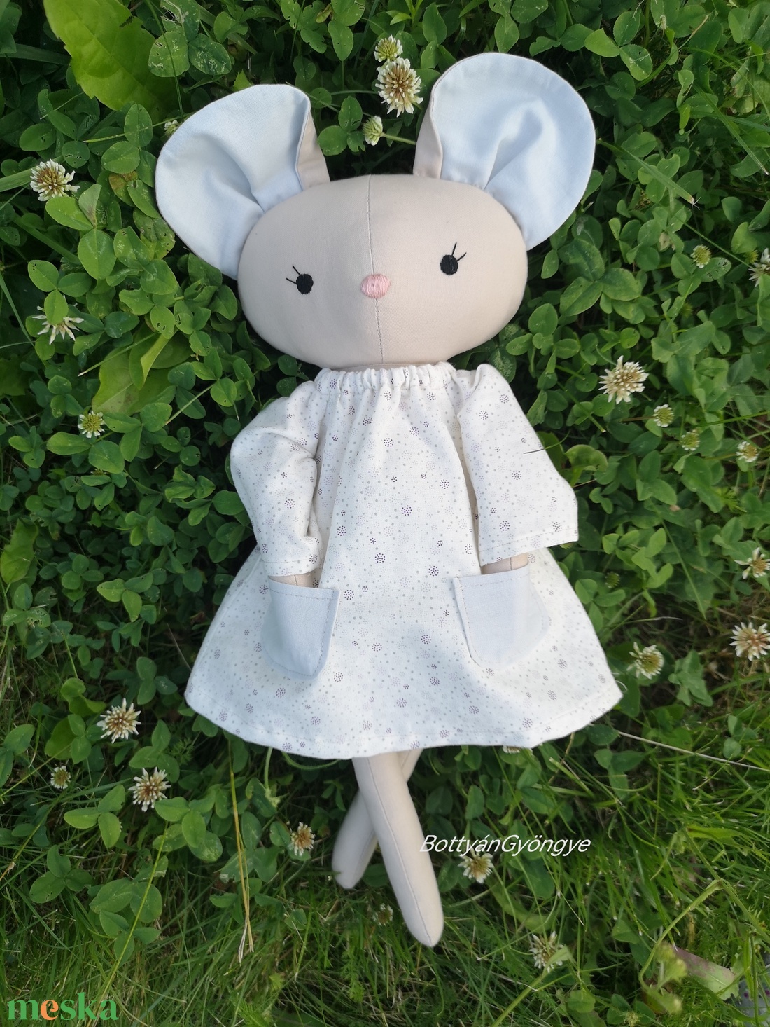 Öltöztethető baba / egér Akciós! - játék & sport - baba & babaház - öltöztethető baba - Meska.hu
