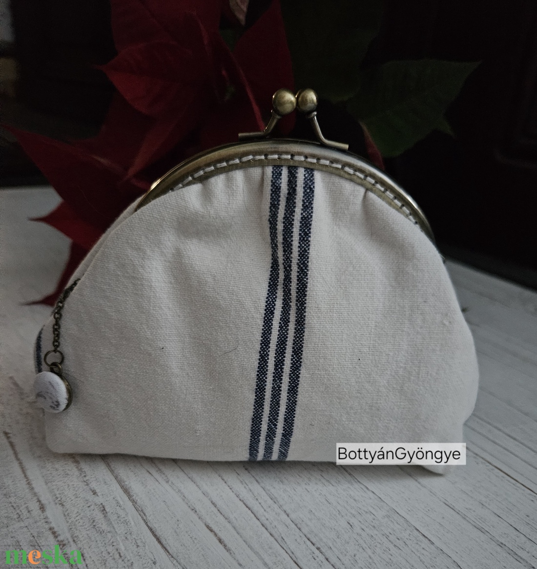 Szőttes tárca - táska & tok - pénztárca & más tok - aprópénztartó - Meska.hu