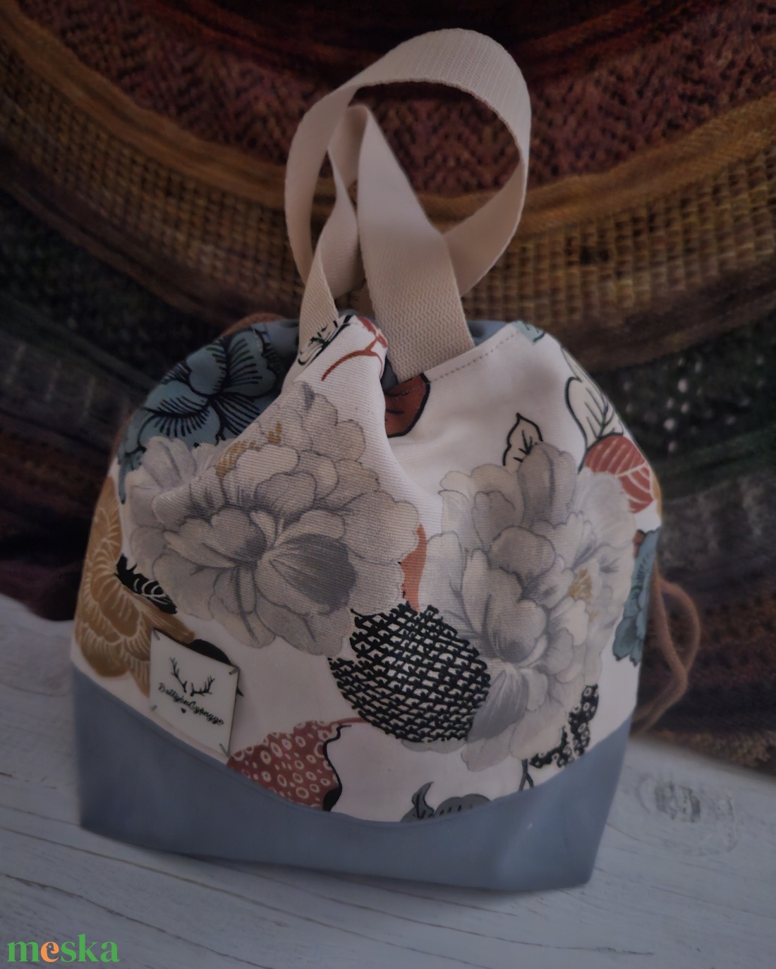 Kézimunka táska / projekt bag L méret - táska & tok - kézitáska & válltáska - belső rendező - Meska.hu