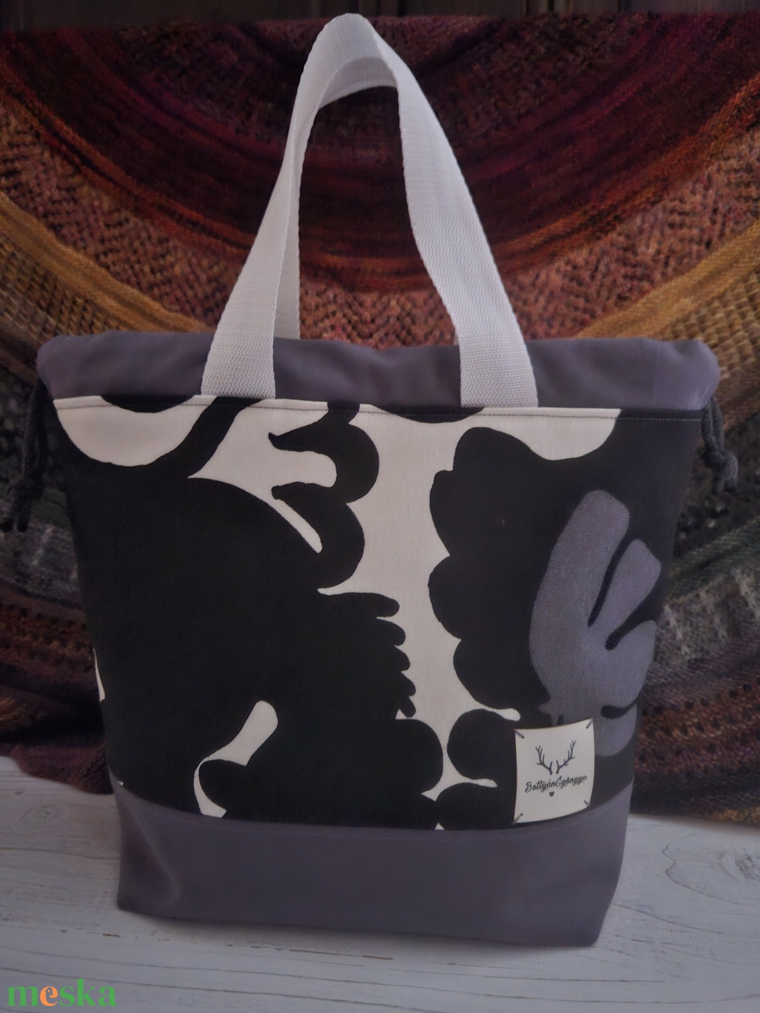 Kézimunka táska / projekt bag L méret - táska & tok - kézitáska & válltáska - belső rendező - Meska.hu