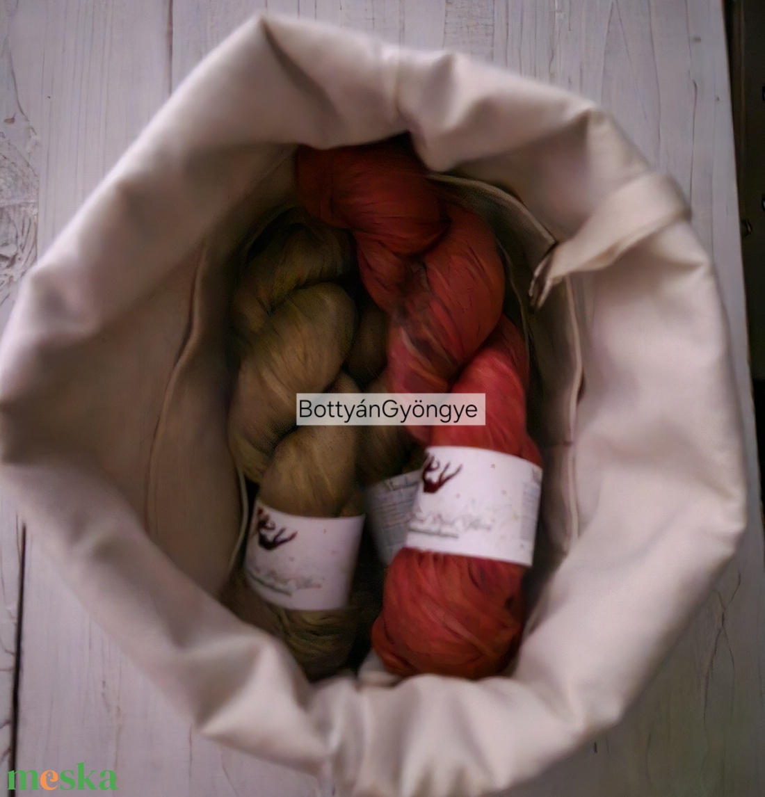 Kézimunka táska / projekt bag L méret - táska & tok - kézitáska & válltáska - kézitáska - Meska.hu