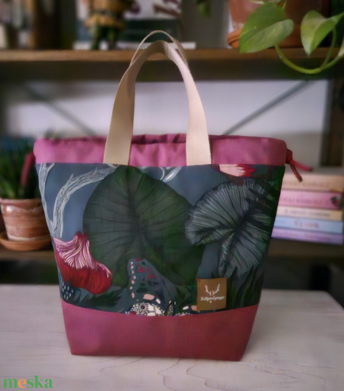 Kézimunka táska / projekt bag L méret - táska & tok - kézitáska & válltáska - belső rendező - Meska.hu