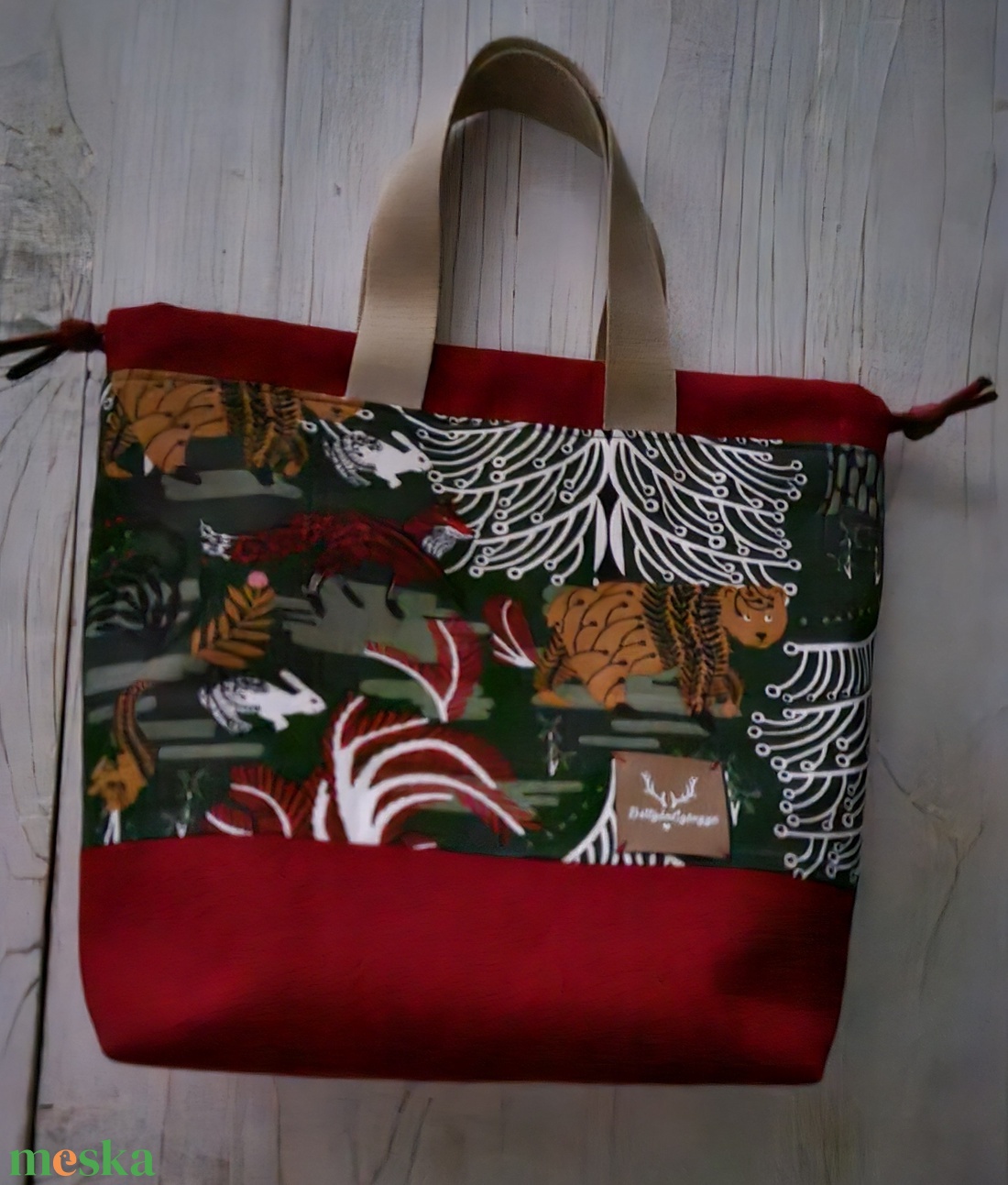 Kézimunka táska / projekt bag L méret - táska & tok - kézitáska & válltáska - belső rendező - Meska.hu