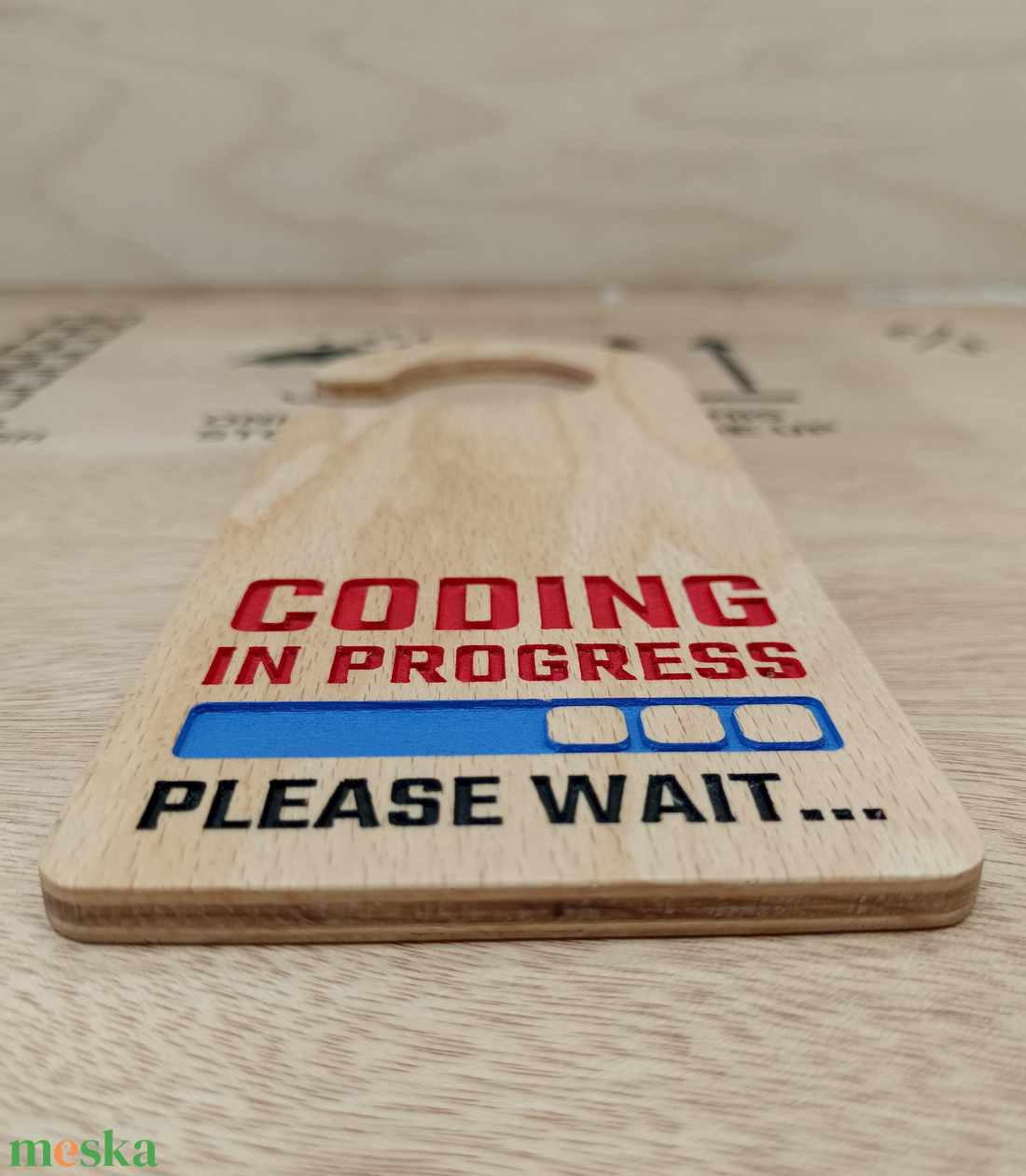Ajtókilincs tábla Coding in progress felirattal - otthon & életmód - dekoráció - ajtó- és ablak dekoráció - ajtótábla - Meska.hu Ajtókilincs tábla Coding in progress felirattal - otthon & életmód - dekoráció - ajtó- és ablak dekoráció - ajtótábla - Meska.hu