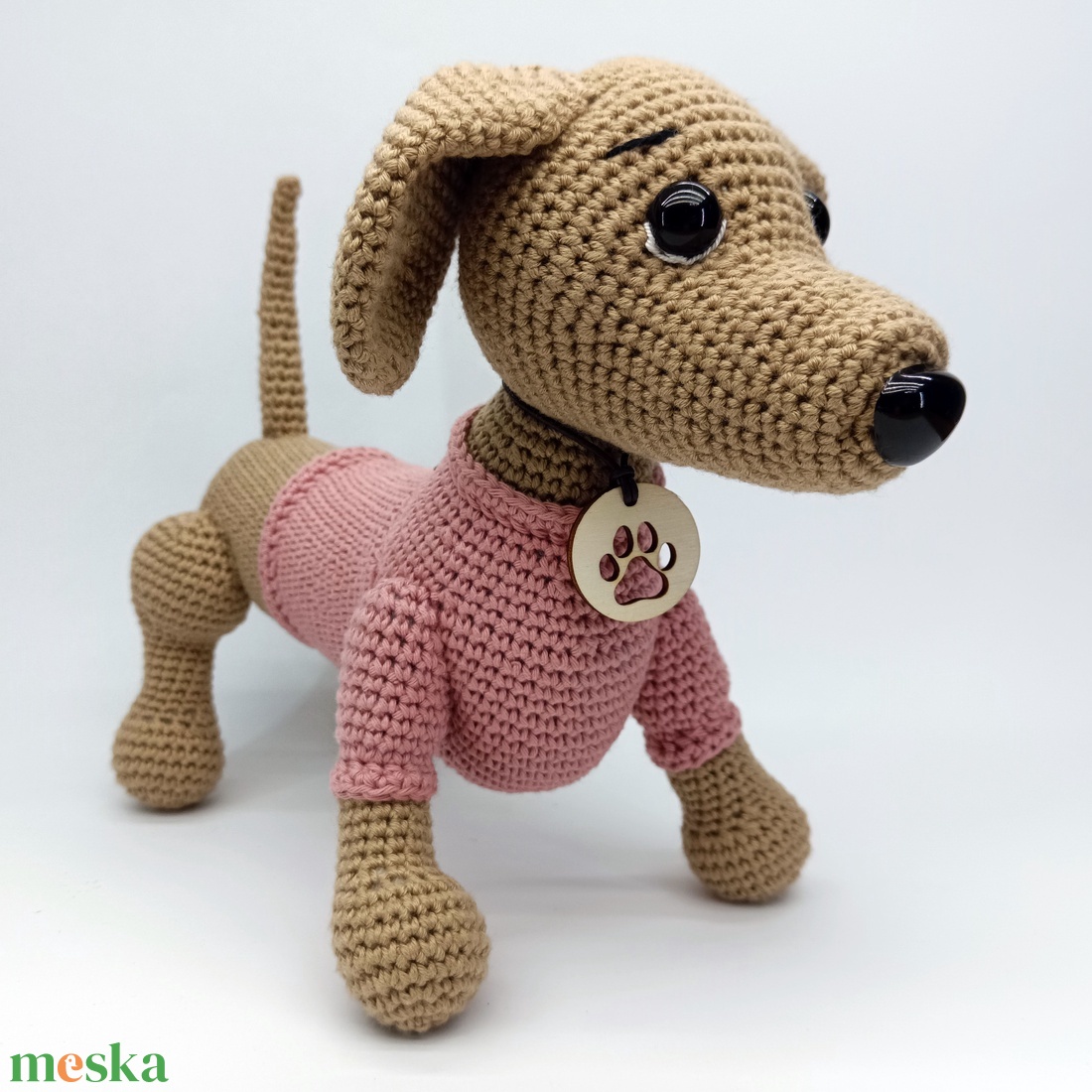 Tacskó kutyus - játék & sport - plüssállat & játékfigura - más figura - Meska.hu