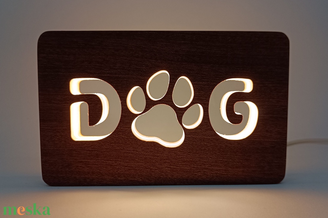 Világítós fa dekoráció - DOG felirattal - otthon & életmód - dekoráció - dísztárgy - Meska.hu Világítós fa dekoráció - DOG felirattal - otthon & életmód - dekoráció - dísztárgy - Meska.hu