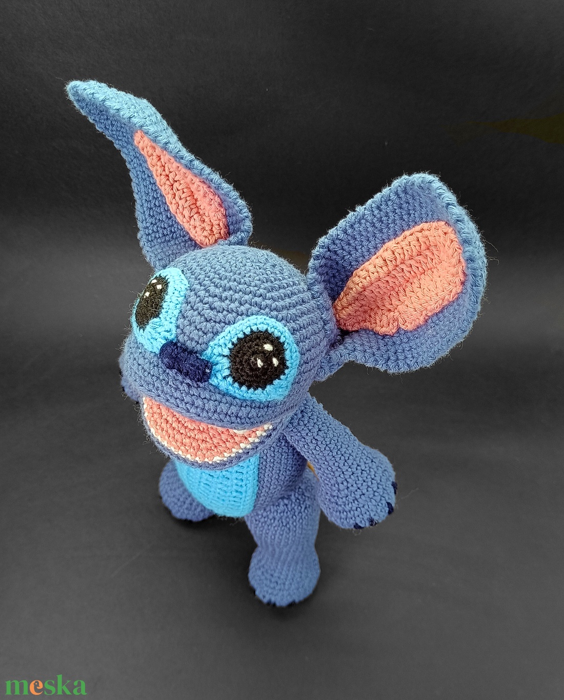 Stitch figura  vicces horgolt ajándék - játék & sport - plüssállat & játékfigura - más figura - Meska.hu