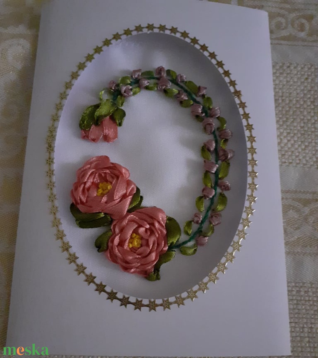 Szalaghimzéses lapok - otthon & életmód - papír, írószer - jegyzetfüzet & napló - Meska.hu