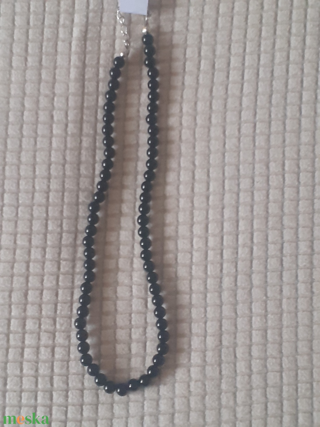 Onix ásvány nyaklánc - ékszer - nyaklánc - bogyós nyaklánc - Meska.hu