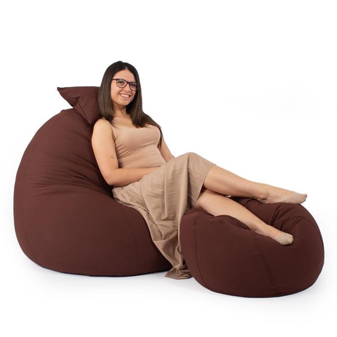 Barna ALL IN XXL Babzsákfotel Garnitúra -  - Meska.hu